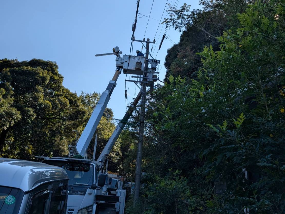 三重県沿岸部の配電工事｜志摩市の安定した仕事